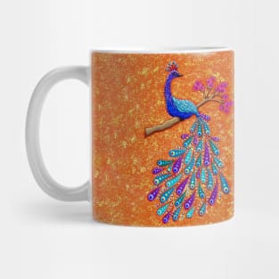 Pretty Peacock Mug